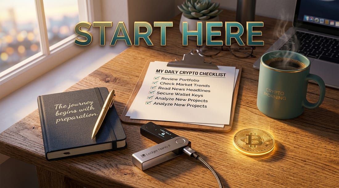Your First Week in Crypto: A Calm, Boring Checklist